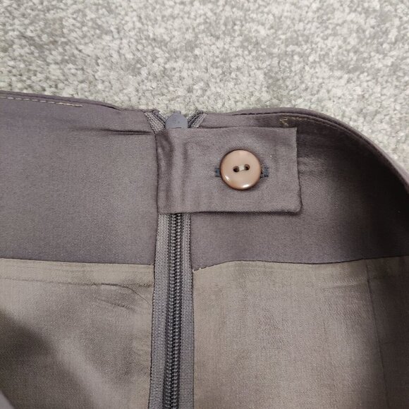 Women's Maxi Skirt in Brown Size EU 38 Lace Coquette Feminine Formal Office - Picture 9 of 13